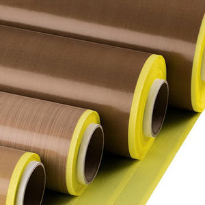 Tissu tissé en fibre de verre <span class=keywords><strong>PTFE</strong></span> résistant aux hautes températures, surface antiadhésive, tissu en fibre de verre enduit de <span class=keywords><strong>PTFE</strong></span> pour couverture de presse à chaud - Product Image 5