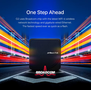 กล่องรับสัญญาณทีวี RockTek G2 4K Android TV 14 รองรับ WiFi6 BT 5.0 แรม 4GB ความจุ 64GB - Product Image 4