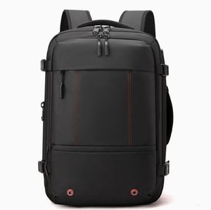 Unisex PU Anti-Theft Outdoor <b>Backpack</b> Large Capacity Multi-Function Zipper Vacuum Compression Business Waterproof Large Capacity - Product Image 5