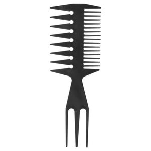 Factory Direct Sale 3 in 1 <b>Men</b> Oil Head Styling <b>Hair</b> <b>Comb</b> Plastic Wide and Fine Tooth <b>Comb</b> Custom Logo <b>Hair</b> Cutting Barber <b>Comb</b> - Product Image 1