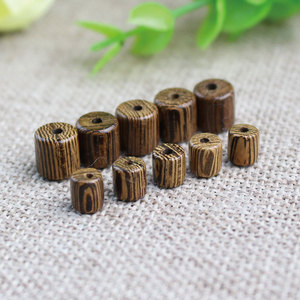 Cuentas de madera de ala de pollo de 6-8 mm, rectangulares, sueltas, para hacer pulseras, uso en templos religiosos - Product Image 2