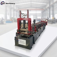 Línea de Producción de Perfiles de Acero para Construcción, Completamente Automática, con 3 Estaciones de Punzonado y Formado de Perfiles C, U y P