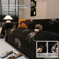 Housse de canapé en chenille de luxe, extensible, entièrement enveloppante, protection de canapé, lavable quatre saisons, moderne et minimaliste, vente en gros d'usine