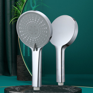 Cabezal de Ducha Grande Royal Stan con 5 Velocidades y Función Booster, Color Gris, Portátil, para Uso en Baño - Product Image 3