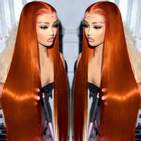 300 Wig Rambut Asli Manusia Brazilian Deep Wave Natural Color Virgin Transparan untuk Lace Front Glueless 13X4 untuk Wanita Kulit Hitam