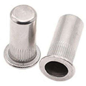 Sujetadores de Acero Inoxidable Personalizables, Tuercas Remachables Ciegas con Cabeza Plana, Superficie Galvanizada de Alta Resistencia, Certificación Métrica - Product Image 1