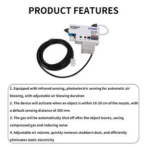 <span class=keywords><strong>Buse</strong></span> à air ionique infrarouge haute fréquence STICKON ST202WG, ABS antistatique, ionisation 3000V, débit <span class=keywords><strong>de</strong></span> décharge 30-160L/min - Product Image 3