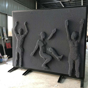 Парк развлечений 3-х мерные ногтей pin арт Новизна подарки металлическая игра скульптура Сделано в Китае - Product Image 6