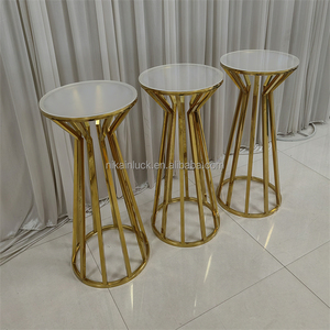 NIKA - Soportes Dorados para Decoración de Bodas y Eventos, Soporte para Pasteles y Postres, Mesa de Dulces - Product Image 5