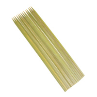 Brochettes jetables en bambou naturel de 30 cm pour brochettes de viande