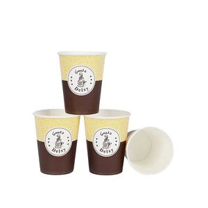 4oz 8oz Leak-Proof Disposable Custom Hot Coffee Paper Cup Mug with Logo Drinkware - Product Image 4