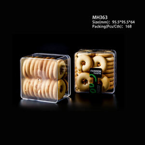 Thực phẩm di động lớp Pet hình bầu dục container với dập nổi cho Cookie bao bì biểu tượng tùy chỉnh và Hộp Quà Tặng sử dụng - Product Image 6