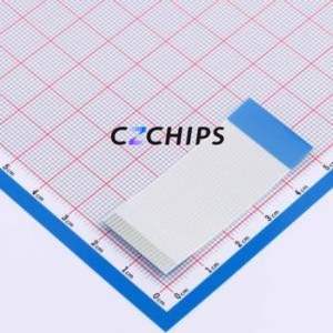 FFC-1.0-20P-50mm-B FFC Cable (Flexible Flat Cable) P=1mm Connector 20P 1mm 0.3mm Reverse - Product Image 2