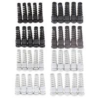 Pince de protection de câble étanche IP68 en plastique de haute qualité M12 M16 M20 pour connecteur de presse-étoupe, vente en gros