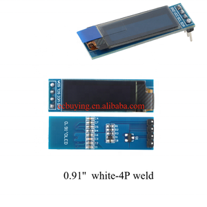 Module d'affichage OLED 0,91'' (0,91 pouce) 128*32 Résolution 128x32 Interface IIC Pilote SSD1306 Blanc/Bleu 4 broches - Product Image 2