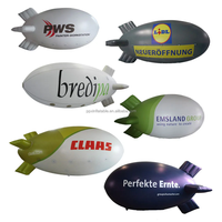 Conception personnalisée de ballon à l'hélium volant zeppelin dirigeable ballon à vendre jouet gonflable publicité aérienne dirigeable rc