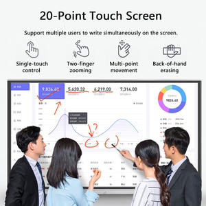 Lavagna Interattiva con Schermo Touch a 40 Punti, Pannello Smart Board Interattivo da 55 65 75 85 100 Pollici per Didattica e Riunioni - Product Image 4