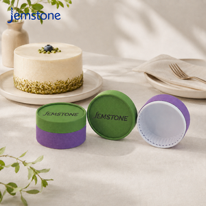 Premium Round Cardboard Cylinder <b>Box</b> Bakery Shop Specialty Cake Paper Tube for Individual Dessert Cheesecake Packaging - Product Image 3