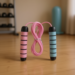 Corde à sauter TS-41 rose, bleue et grise mélangée - Product Image 2