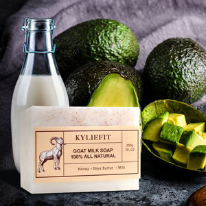 Fabricación personalizada al por mayor Etiqueta Privada barra de jabón orgánico para baño cuerpo jabón bebé blanqueamiento cabra leche jabón hecho a mano - Product Image 2