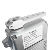 Servo Sin Escobillas de 360KG ZY-380HV 28V PWM CAN UART con Codificación Magnética, Venta al Por Mayor Directa de Fábrica para Distribuidores Industriales