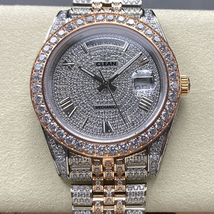 Luxury Hip Hop Iced Out Watch Pass Diamond Tester VVS1 Moissanite Automatic Mechanical Wrist Watches For Men - Product Image 4