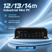 PC Industrial con Refrigeración por Ventilador, 12va/13va/14va Generación de Procesadores Intel Core I5/i7, 2*2.5GbE, Chasis de Servidor Industrial ATX, Linux, Win11, Computadora Integrada