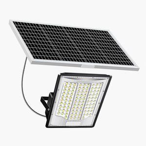 Reflector LED Solar IP65 Impermeable, Iluminación Exterior con Panel Solar, Reflector para Jardín, Patio, Calle con Control Remoto - Product Image 2