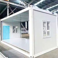 Maison conteneur pliable certifiée CE, préfabriquée, 20 pieds, maison modulaire en acier, installation facile, cabine mobile pour bureau