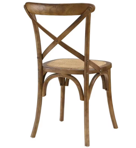 Mobilier commercial d'extérieur de haute qualité en bois restaurant à dos croisé hôtel en bois chaise de banquet de <span class=keywords><strong>mariage</strong></span> empilable - Product Image 5