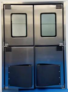 <span class=keywords><strong>Puerta</strong></span> de Acero Inoxidable de Alto Rendimiento para Cuarto Limpio, <span class=keywords><strong>Puerta</strong></span> Batiente con Sistema de Retorno por Resorte para Fábrica, Laboratorio, Taller de Alimentos. - Product Image 2