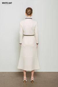 Veste courte en laine Miana, prix d'usine, respirante, pour femme de bureau, régulière, chaque produit dans un sac en polyester, fabricant vietnamien - Product Image 4