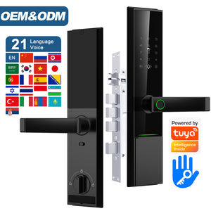 Cerradura Inteligente Eléctrica Electrónica con Huella Dactilar Tolink, Cerradura Digital para Puerta Compatible con Ttlock y Tuya - Product Image 1