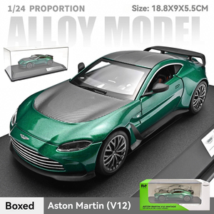 Modelo de Auto a Escala 1:24 de Aston Martin V12, Licencia Original RW, Modelo de Aleación de Zinc, Juguete Coleccionable - Product Image 4