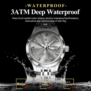 Reloj Poedagar 504 Fashion para <span class=keywords><strong>Mujer</strong></span>, Resistente al Agua 3ATM, Manecillas Luminosas, Caja <span class=keywords><strong>de</strong></span> Aleación, Correa <span class=keywords><strong>de</strong></span> Acero Inoxidable - Product Image 2