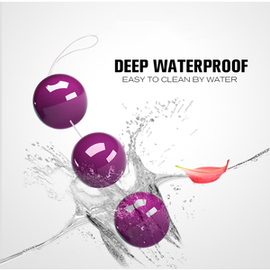 Púrpura 3 bolas <span class=keywords><strong>Vagina</strong></span> estrechamiento suave Kegel bola adultos juguetes sexuales para masturbación femenina masajeador <span class=keywords><strong>Vagina</strong></span> mancuernas bolas - Product Image 6