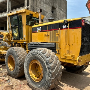 รถดันดิน CAT 16H แบบมีล้อ สีเหลือง อุปกรณ์ก่อสร้าง พร้อมเครื่องยนต์ เกียร์บ็อกซ์ รุ่น PLC-2020 - Product Image 5