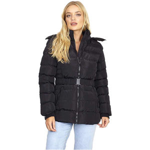 Veste matelassée réversible en cuir véritable pour femme, nouvelle collection OEM, rembourrage en coton teint uni, haute qualité - Product Image 4
