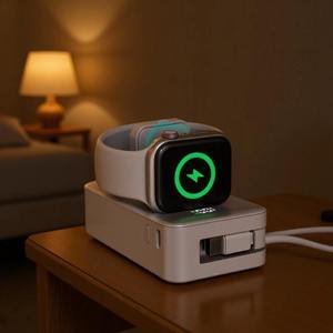 WT-019S Power Bank 3-in-1 per Ricarica Multi-Dispositivo con Cavi Integrati e Caricatore Wireless Pieghevole - Product Image 1