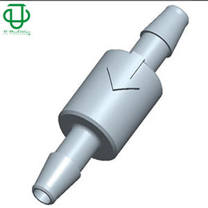 Válvula de Retención de Plástico PP JU Plas Fitting, Estructura de Doble Lóbulo de 10 mm, Válvula Unidireccional para Medios Ácidos y Básicos Débiles - Product Image 4