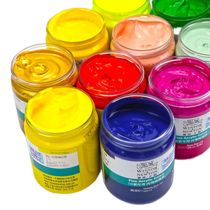 <span class=keywords><strong>Pintura</strong></span> <span class=keywords><strong>Acrílica</strong></span> Windsor <span class=keywords><strong>Newton</strong></span> de 300 ml, 60 Colores, Pigmento Dorado y Plateado para Paredes, Lienzos y <span class=keywords><strong>Pintura</strong></span> a Mano - Product Image 1