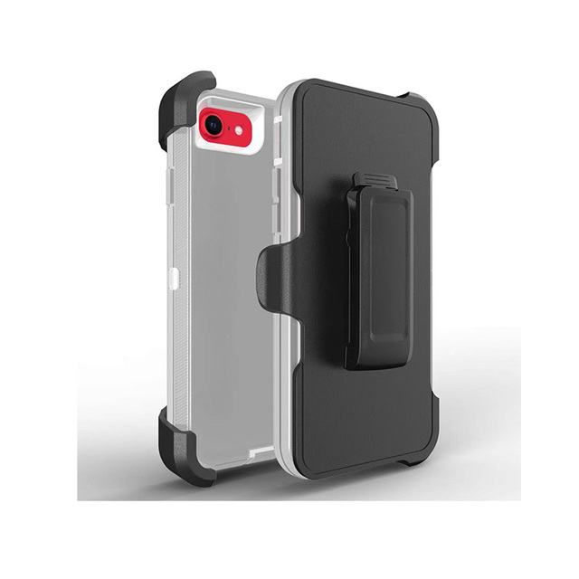 2 in 1 Detachable Non Slip Anti Fall Shockproof Clamp Back Clip Phone Case for Iphone 11 12 13 14 15 Pro Max Se 2020