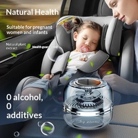 Diffuseur de parfum de luxe pour voiture ABS, accessoires pour tableau de bord solaire avec parfum absorbant remplaçable