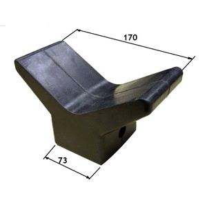 Ricambio 73X165mm rullo per carrelli parti ruota prodotto - Product Image 1