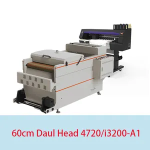 DTF impressora de transferência 60cm impresora direto para o filme T shirt máquina de impressão para algodão poliéster tecido roupas com secador