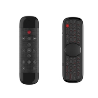 Télécommande universelle sans fil 2,4 G avec fonction vocale, mini-clavier Q40, pavé tactile et batterie rechargeable pour décodeur