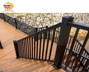 New <strong>Style</strong> DIY Install Aluminum Balustrades <strong>Deck</strong> Pickets <strong>Railing</strong> and Fence for Balcony - Product Image 5