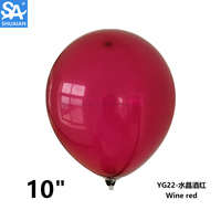 100 pièces 10 pouces mat rose clair ballons en Latex 2.2g Standard multicolore pour noël saint valentin Halloween fêtes de pâques