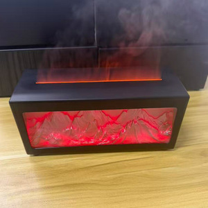 Humidificateur d'ambiance IBN Flame Mountain Flame Christmas avec télécommande ABS, rechargeable, pour intérieur/extérieur, lumière ambiante avec variateur d'intensité - Product Image 6