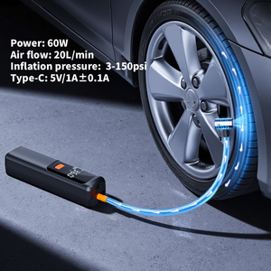 Rechargeable Numérique <span class=keywords><strong>Automatique</strong></span> Mini Smart Vélo Vélo Voiture Sans Fil Gonfleur de Pneu Compresseur d'Air Pompes Électriques - Product Image 2